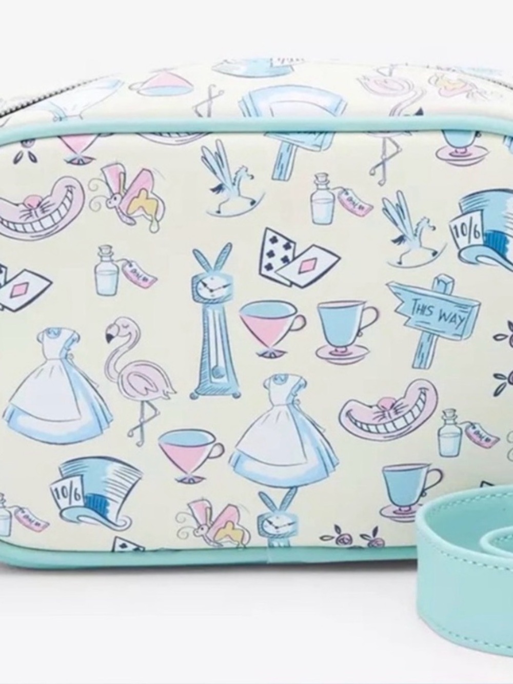 Loungefly Disney Alice in Wonderland Crossbody Bag LTD EDITION NWT - Picture 4 of 5